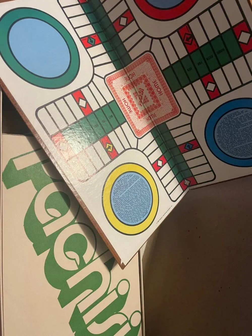 Vintage Whitman Pachisi Board Game - Classic Retro Family Fun Night